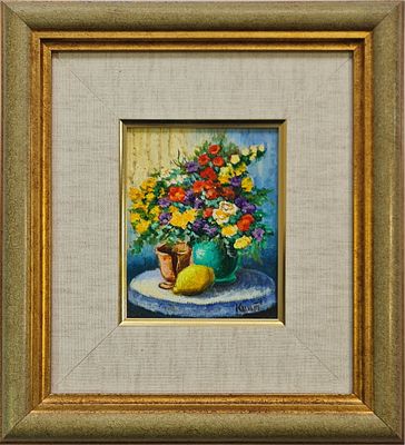 ZEEV KUN - Technique: OIL ON CANVAS Size: 16X13