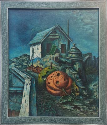 ZEEV KUN - Technique: OIL ON CANVAS Size: 55x46