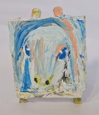 MENASHE KADISHMAN - Technique: ACRYLIC ON CANVAS Size: 20x20