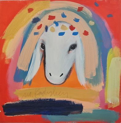 MENASHE KADISHMAN - Technique: ACRYLIC ON CANVAS Size: 30x30