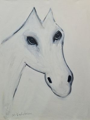 MENASHE KADISHMAN - Technique: ACRYLIC ON CANVAS Size: 80x60