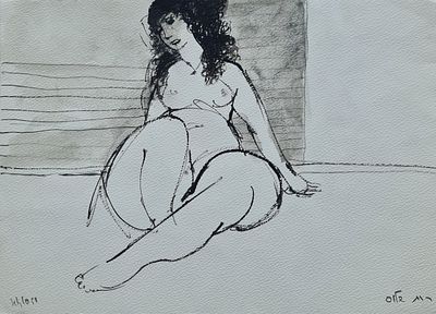 RUTH SCHLOSS - Technique: INK Size: 24X34