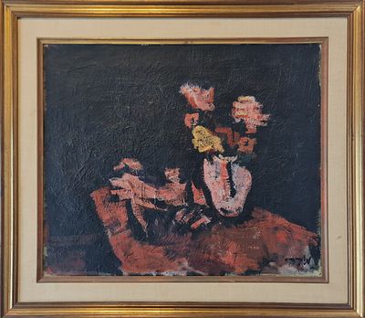 MOSHE MOKADY - Technique: OIL ON CANVAS Size: 54x65