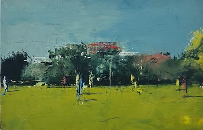 YARON COHEN - Technique: OIL ON WOOD Size: 17x25