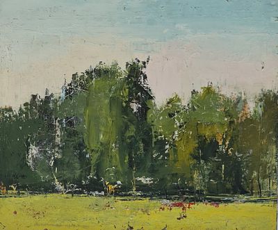 YARON COHEN - Technique: OIL ON WOOD Size: 35x42 Date: 2020