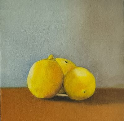 YARON COHEN - Technique: OIL ON ARTIST BOARD Size: 23x23 Date: 2019