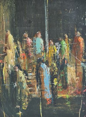 YARON COHEN - Technique: OIL ON WOOD Size: 87x65 Date: 2021