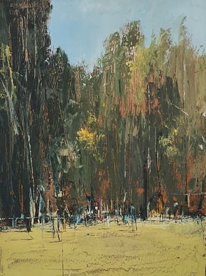 YARON COHEN - Technique: OIL ON WOOD Size: 87x65 Date: 2020