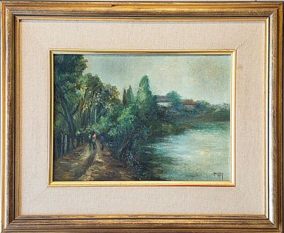 HEDDY KUN - Technique: OIL ON ARTIST BOARD Size: 25X35