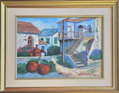 ZEEV KUN - Technique: OIL ON CANVAS Size: 46X61