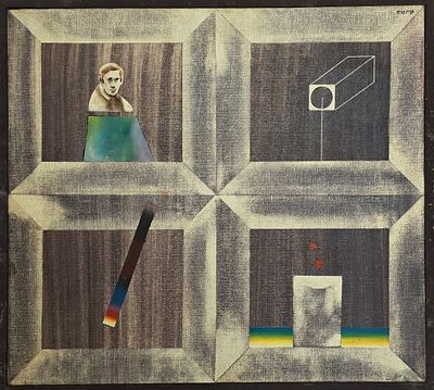 ODED FEINGERSH - Technique: OIL ON CANVAS Size: 54x60