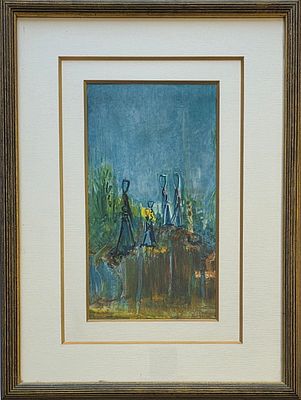 YOSEF KOSSONOGI - Technique: WATERCOLOR ON PAPER Size: 37x20