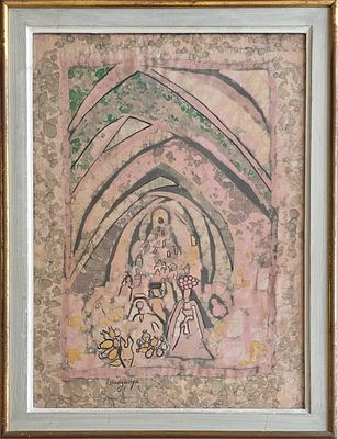 MIRIAM HADGADYA - Technique: MIX MEDIA Size: 54x36