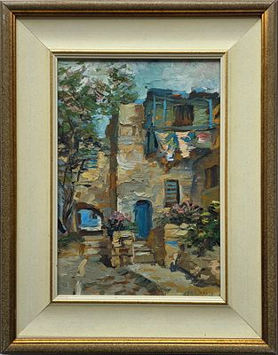 ROBERT ROZENBERG - Technique: OIL ON CARDBOARD Size: 29X20