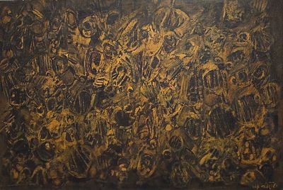 MEIR STEINGOLD - Technique: OIL ON CANVAS Size: 65X9