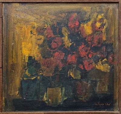 MEIR STEINGOLD - Technique: OIL ON CANVAS Size: 58x63