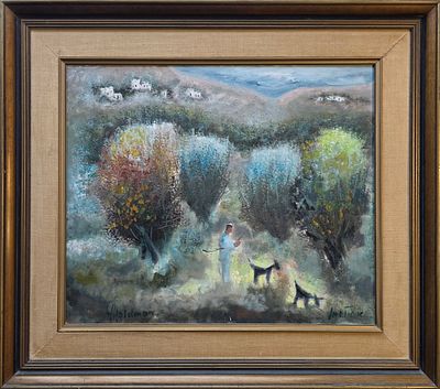 ALBERT GOLDMAN - Technique: OIL ON CANVAS Size: 50x60