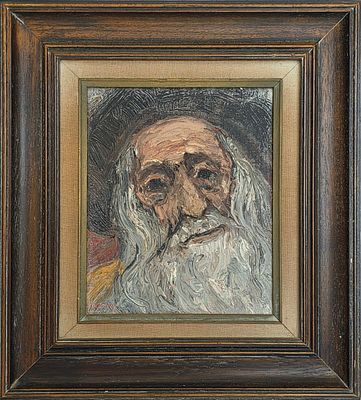 ITZHAK FRENKEL FRENEL - Technique: OIL ON CANVAS Size: 27x22