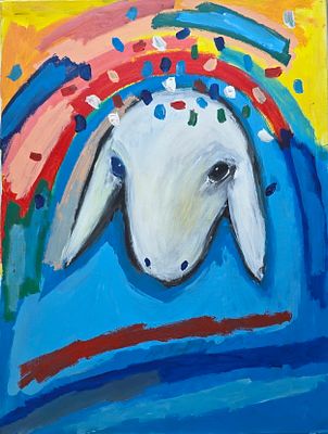 MENASHE KADISHMAN - Technique: ACRYLIC ON CANVAS Size: 80x60