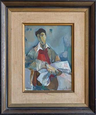 RUTH SCHLOSS - Technique: OIL ON CANVAS Size: 34x24