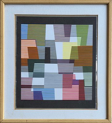 YAACOV AGAM - Technique: LITHO A.P SIGNED BY HAND Size: 28x23