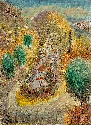 ALBERT GOLDMAN - Technique: OIL ON ARTIST BOARD Size: 40X30