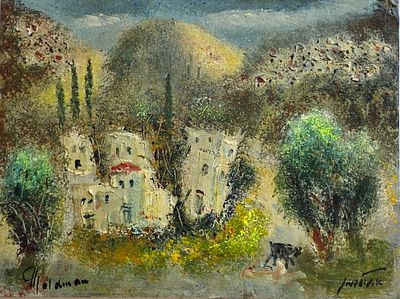 ALBERT GOLDMAN - Technique: OIL ON ARTIST BOARD Size: 30X40