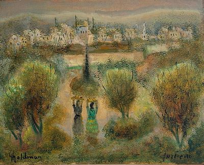 ALBERT GOLDMAN - Technique: OIL ON CANVAS Size: 40X50