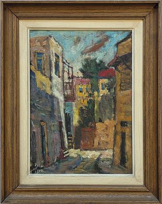 YEHUDA RODAN - Technique: OIL ON ARTIST BOARD Size: 35X25
