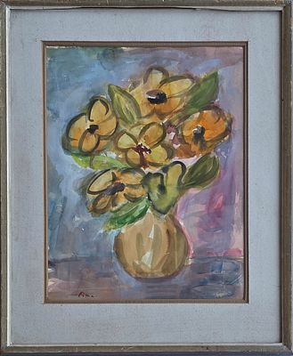 FIMA EPHRAIM ROITENBERG - Technique: GOUACHE Size: 39X29