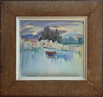 MILIA LAUFER - Technique: OIL ON CANVAS Size: 30X35