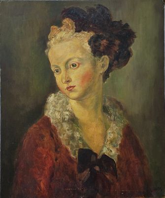 LEONID OBOLSKI - Technique: OIL ON CANVAS Size: 70X58