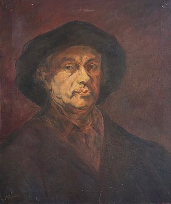 LEONID OBOLSKI - Technique: OIL ON CANVAS Size: 70X60