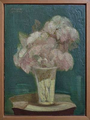 AVRAHAM GOLDBERG - Technique: OIL ON WOOD Size: 33x24