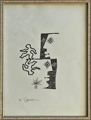 PINCHAS SHAAR - Technique: INK Size: 27X19