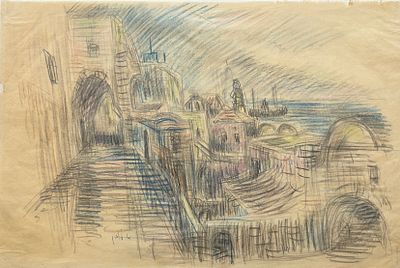 ARIE LUBIN - Technique: PASTEL Size: 27x43