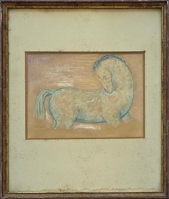 AHARON PRIVER - Technique: PASTEL Size: 13X18