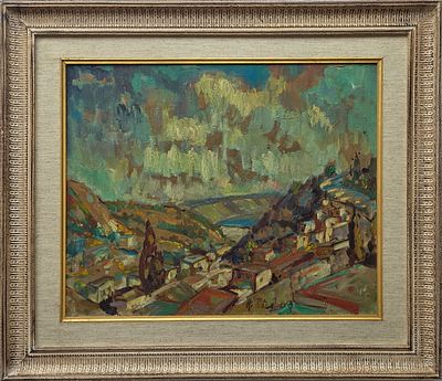 HEROLD ROTENBERG - Technique: OIL ON CANVAS Size: 50X60 Date: 1968