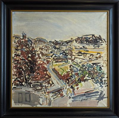 DEDI BEN SHAUL - Technique: OIL ON CANVAS Size: 70-x70