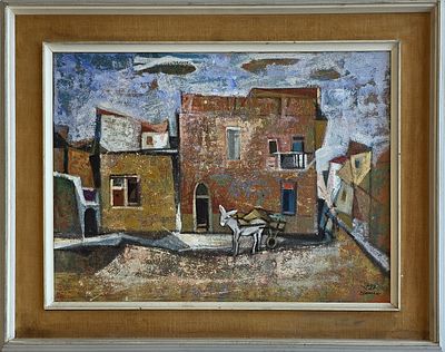 YAACOV EISERNSCHER - Technique: OIL ON CANVAS Size: 46X61