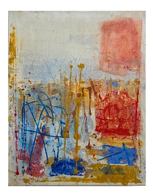 LEA NIKEL ATTRIBUTED - Technique: OIL ON CANVAS Size: 61x47