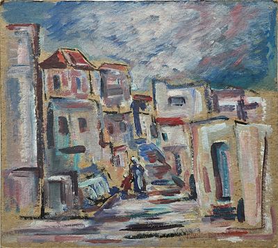 DAVID HENDLER - Technique: OIL ON BOARD Size: 38x42