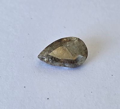 יהלום אפור חום טבעי מלוטש, משקל 1.72 קראט, מגיע עם תעודת מעבדה, 700$, טבעי מהכספת 