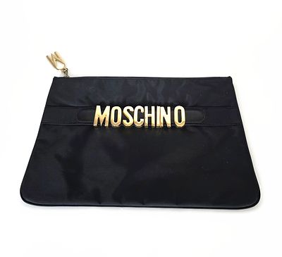 תיק יד איטלקי MOSCHINO במצב טוב, גודל 24x35