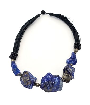 ענק צוואר עשוי לפיס לזולי, אורך במצב פתוח 58