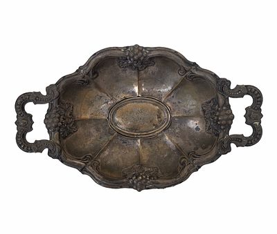 סנטרפיס כסף עתיק גרמני, מתקופת סוף המאה ה18 או תחילת המאה ה19, חתום כסף 13 וחתימת 