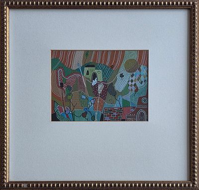 RAFAEL RILLA - Technique: OIL ON CARDBOARD Size: 18X23 Date: 1979