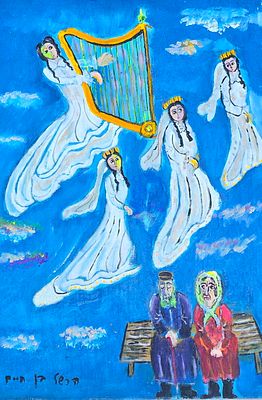 HERSHEL BEN HAIM - Technique: OIL ON CANVAS Size: 73x48