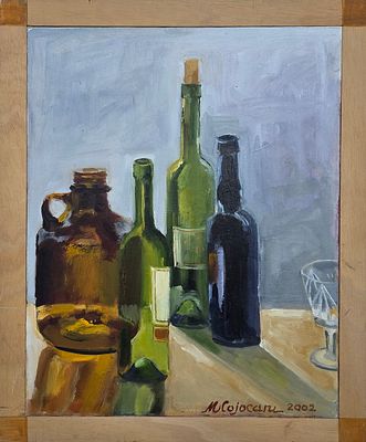 MIRIAM KOJAKARO - Technique: OIL ON CANVAS Size: 50x40 Date: 2002