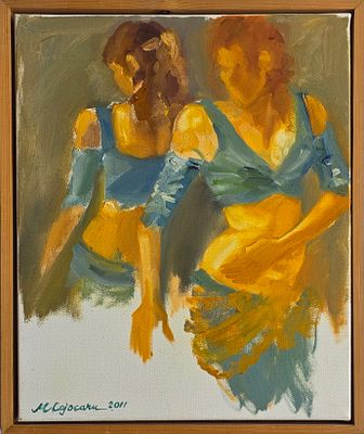 MIRIAM KOJAKARO - Technique: OIL ON CANVAS Size: 50X40 Date: 2011